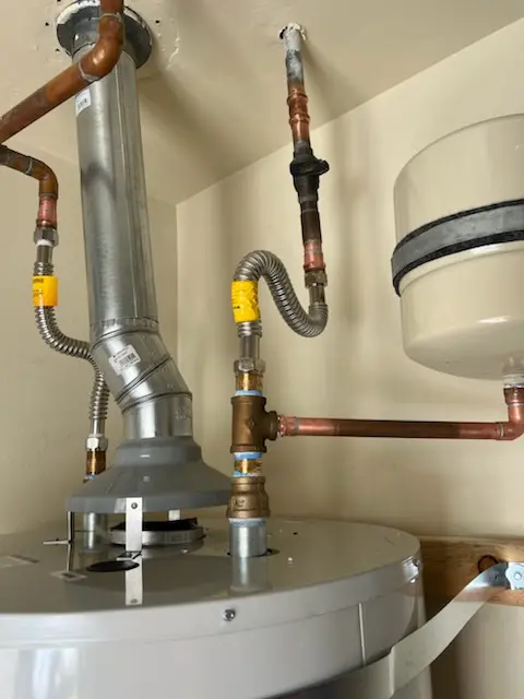 Water heater installation and plumbing repair in Bloomer